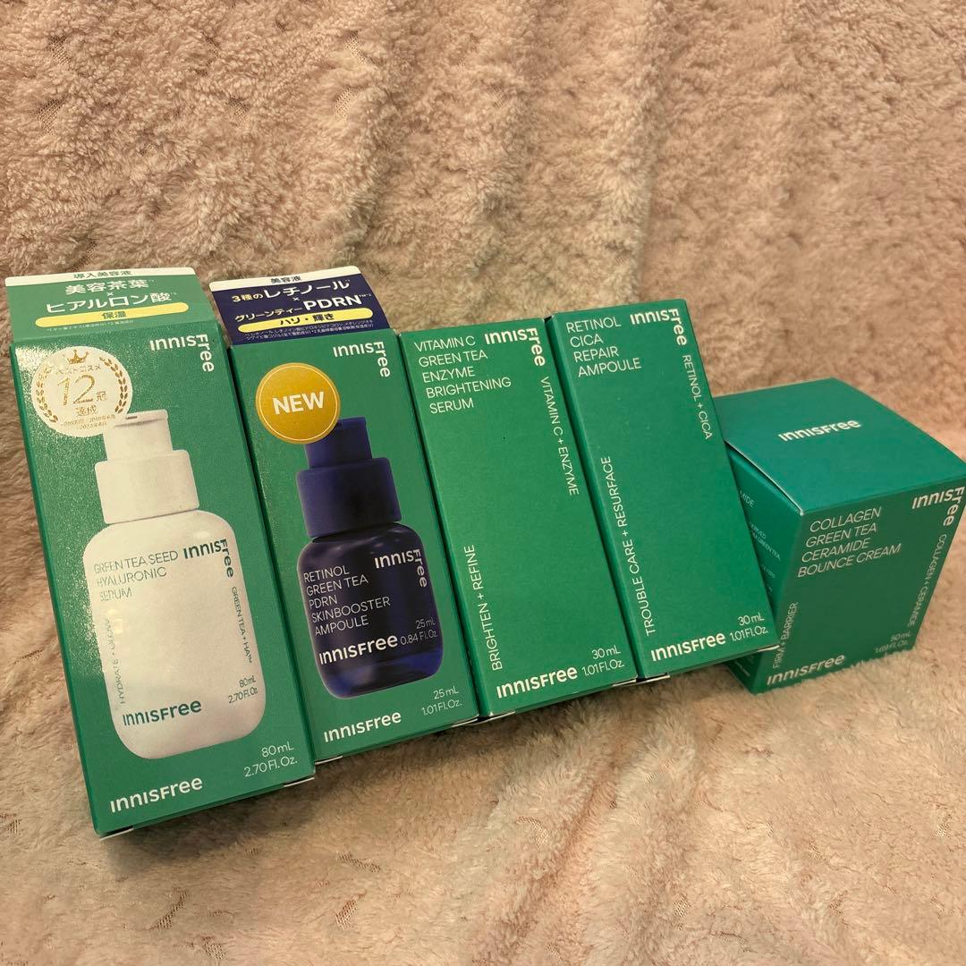 イニスフリー 美容液クリーム5点セット
