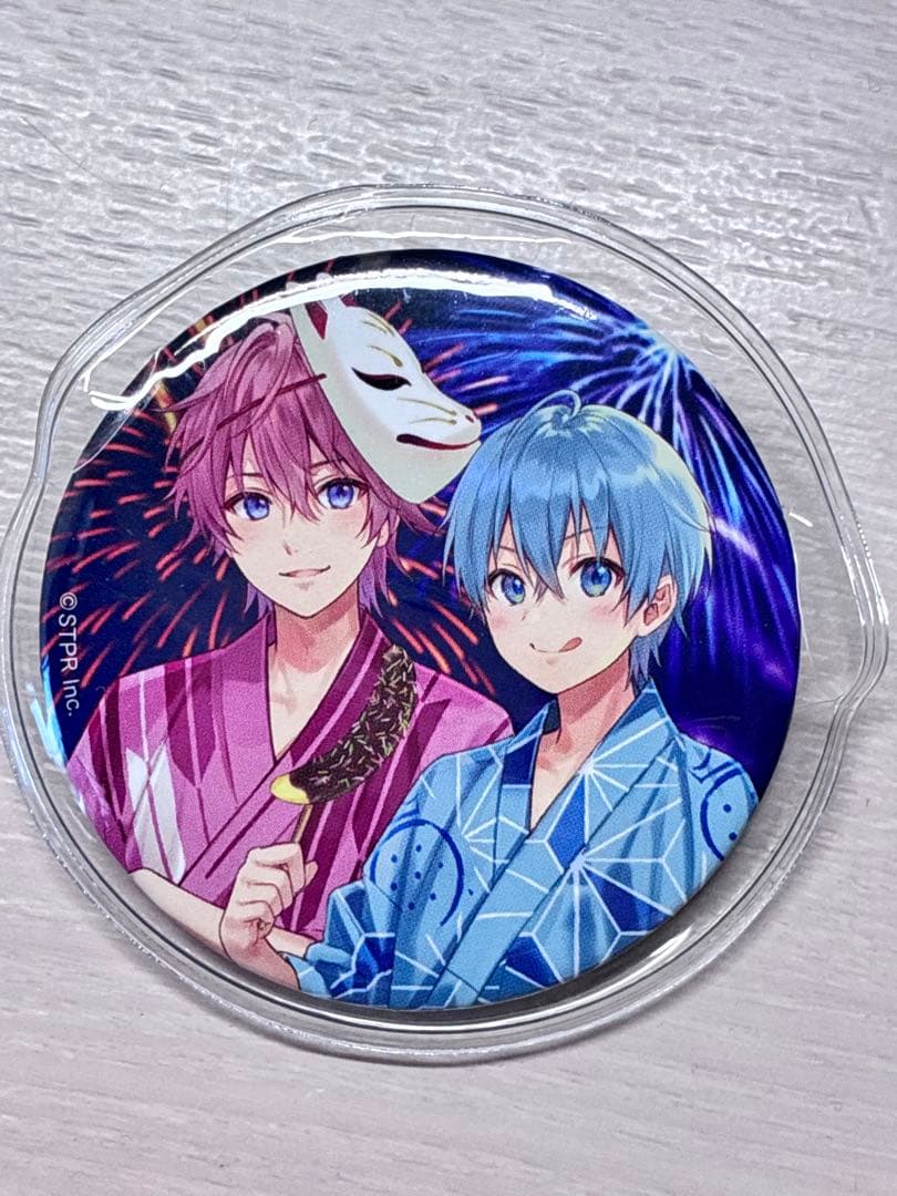 さとみ&ころん 夏祭り缶バッジ 3個セット - メルカリ