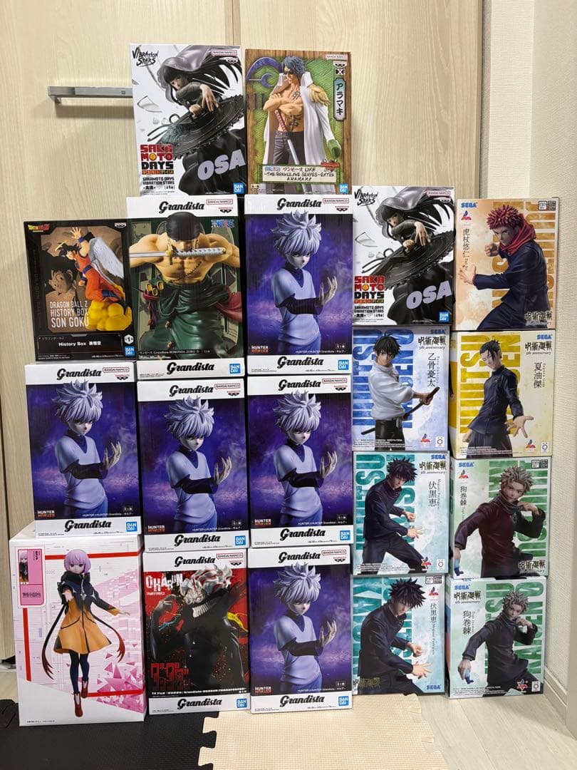 ワンピース　最新プライズ　キルア　呪術廻戦　ドラゴンボールサカモトデイズ　まとめ