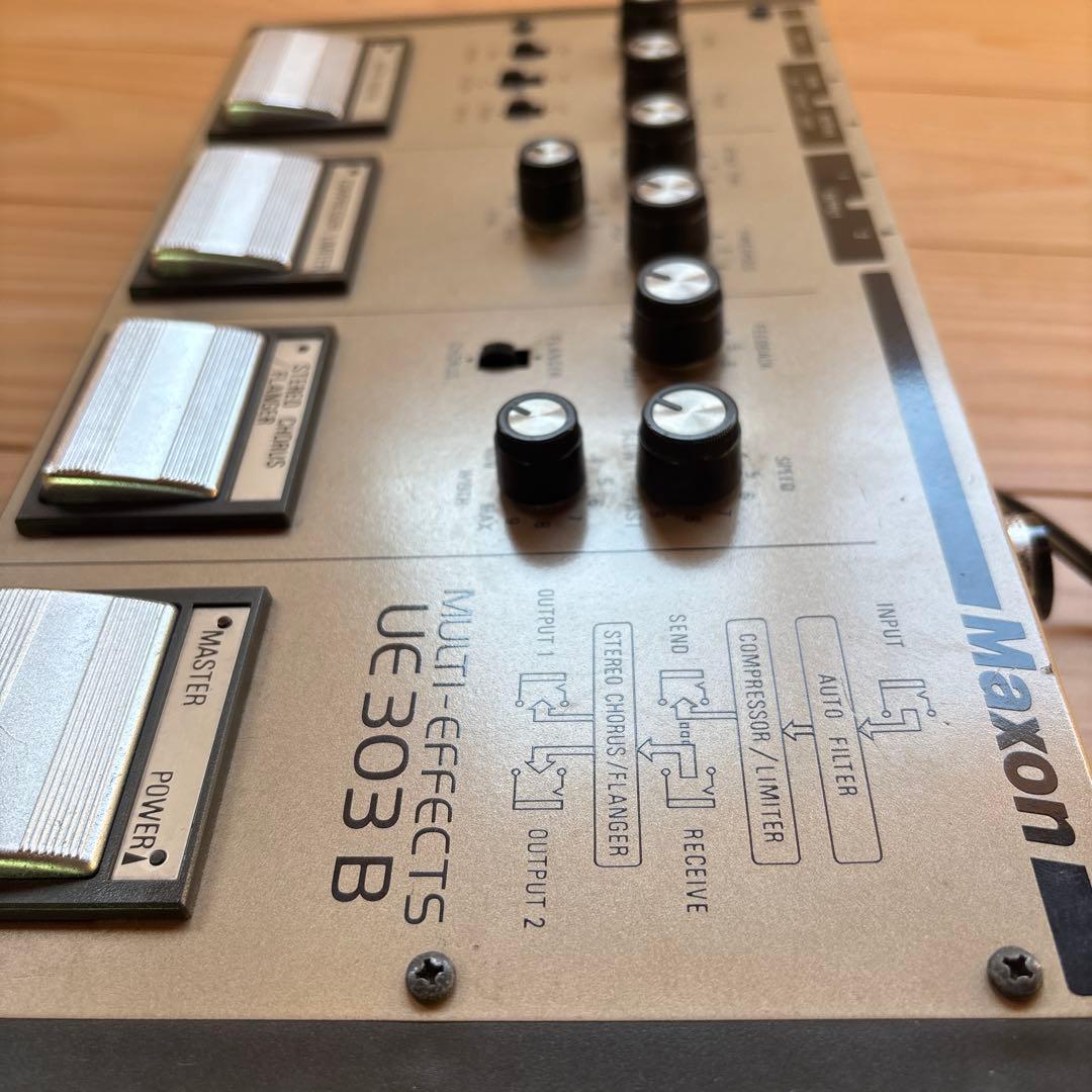 MAXON UE 303 B アナログマルチエフェクツ 80年代 完動品