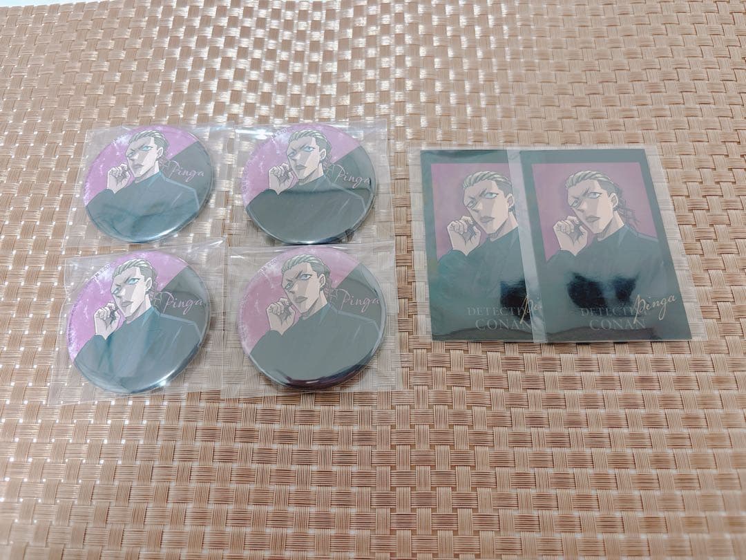 名探偵 コナン ピンガ 缶バッジ ブラッククロージング 黒鉄のサブマリン