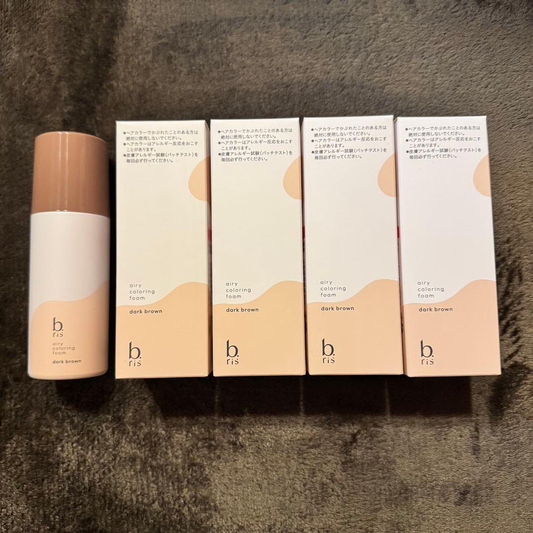 b ris エアリーカラーリングフォーム ダークブラウン 80g 4本 Amazon | ビーリス エアリーカラーリングフォーム [ 白髪染め 医薬部外