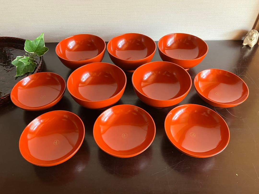 輪島塗 蓋付椀 お椀 5客 木製漆器 - メルカリ