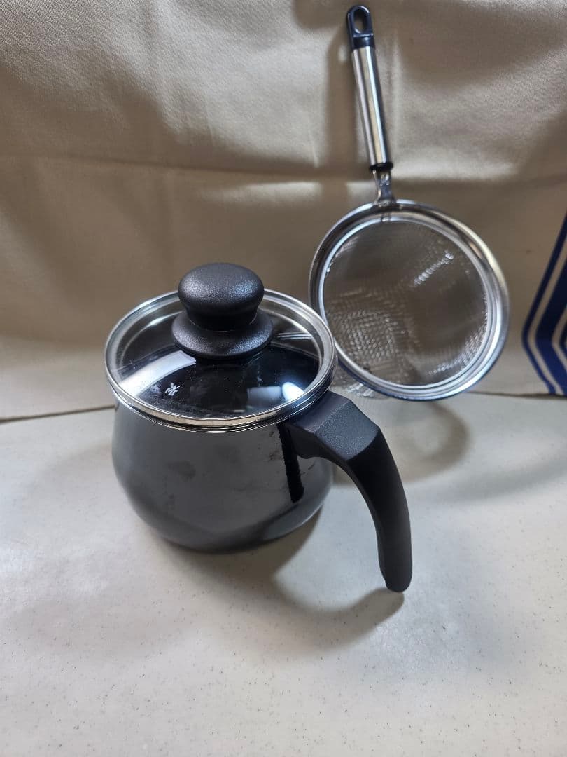 WMF (ヴェーエムエフ) マルチポット 14cm（ストレーナ付）ブラック