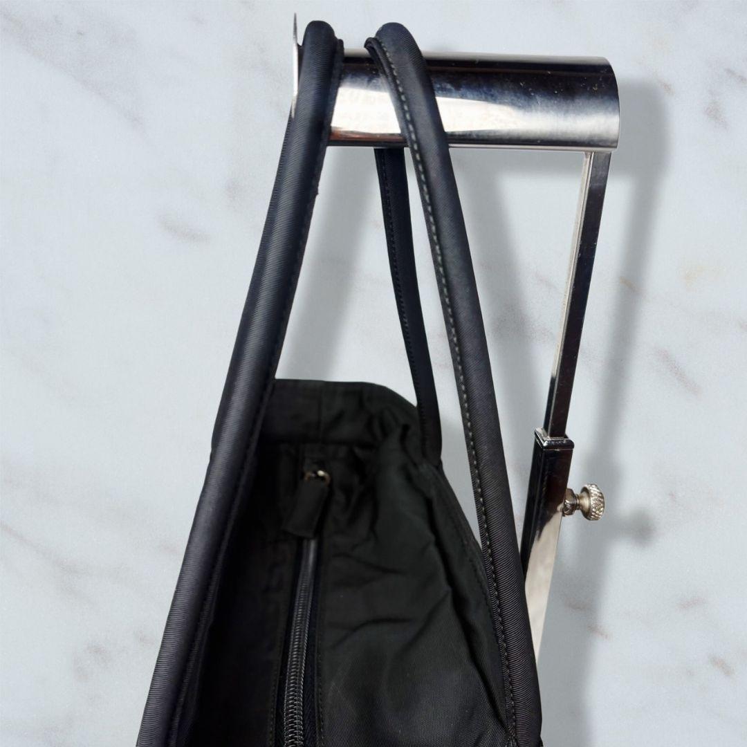 051 美品 PRADA ハンドバッグ トートバッグ 肩掛け 黒 of3 - メルカリ