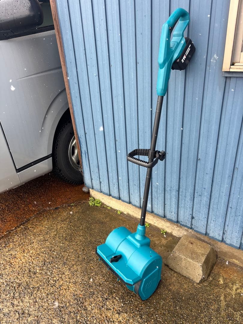 青 除雪機 リチウムイオンバッテリー