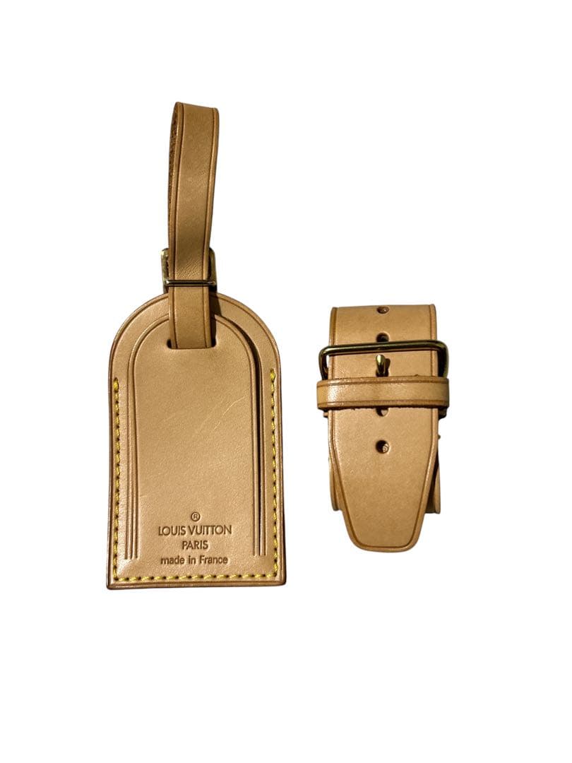 ルイヴィトン ヌメ革 ネームタグ＆ポワニエ セット キーポル等 - メルカリ