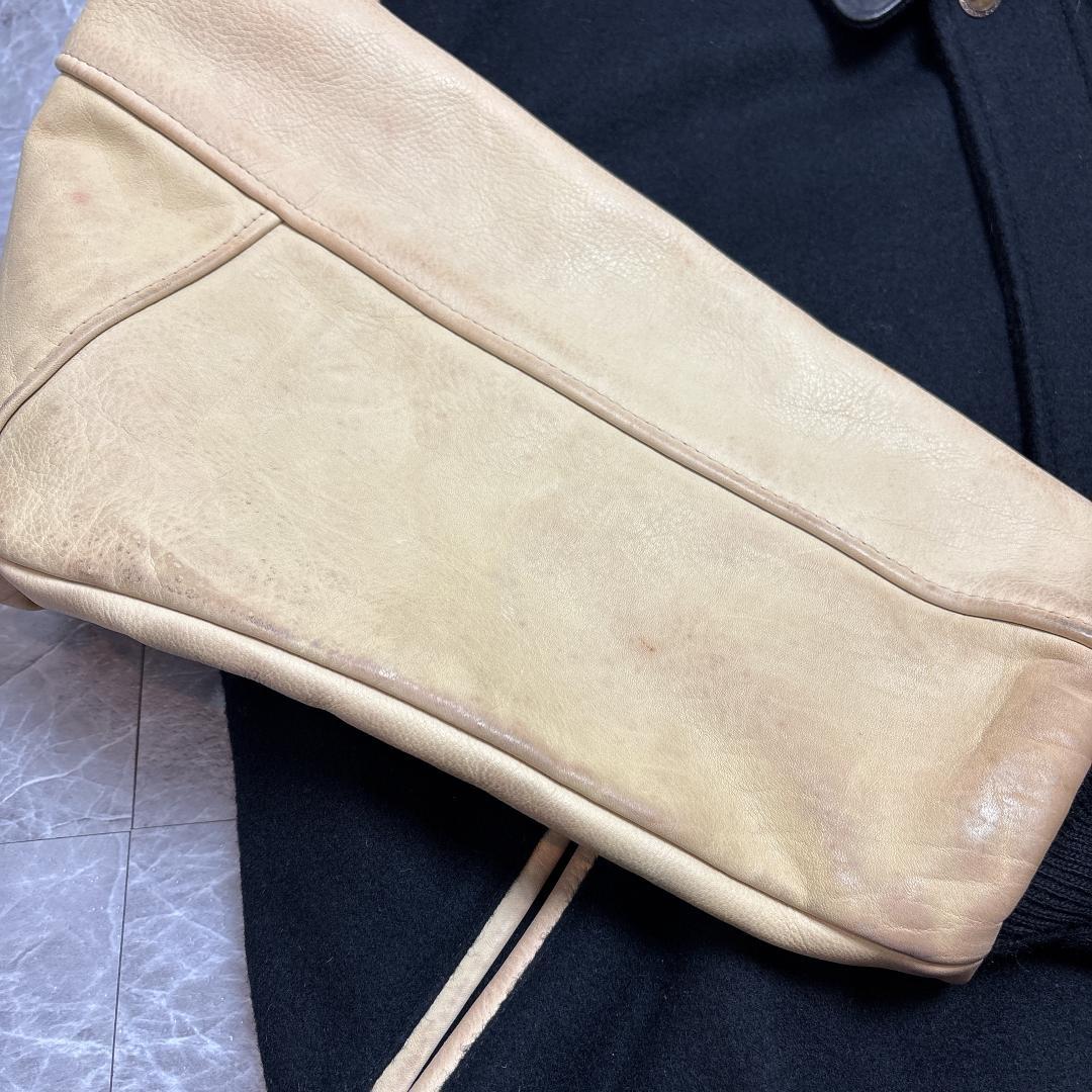 希少 USA製 HONDA 50th 限定 レザー スタジャン L ロゴ羽根刺繡 - メルカリ