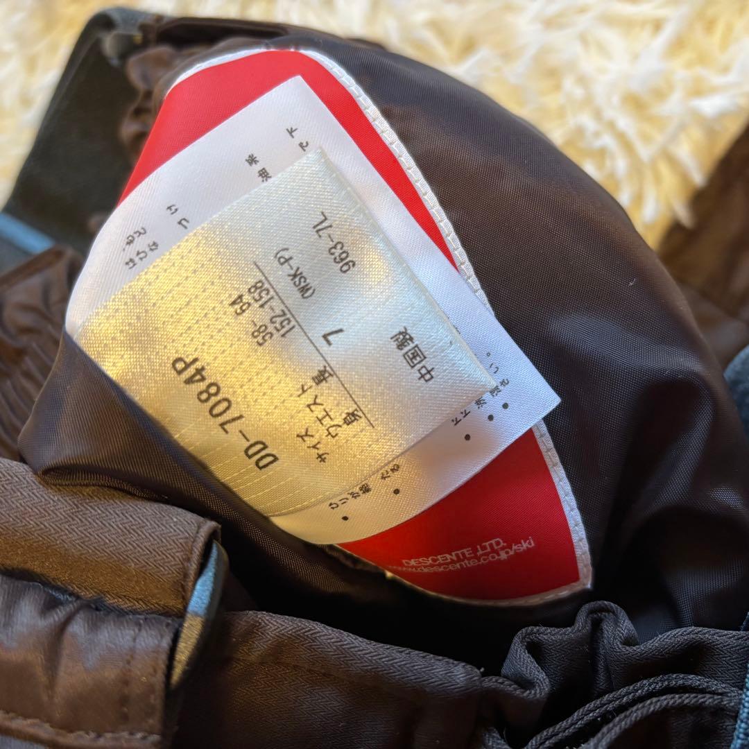 美品】DESCENTEデサント レディース スキーウェア サイズ7 白茶 - メルカリ