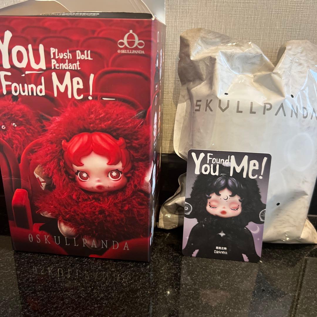 ストラップ POPMART SKULLPANDA You FoundMe! Darkness