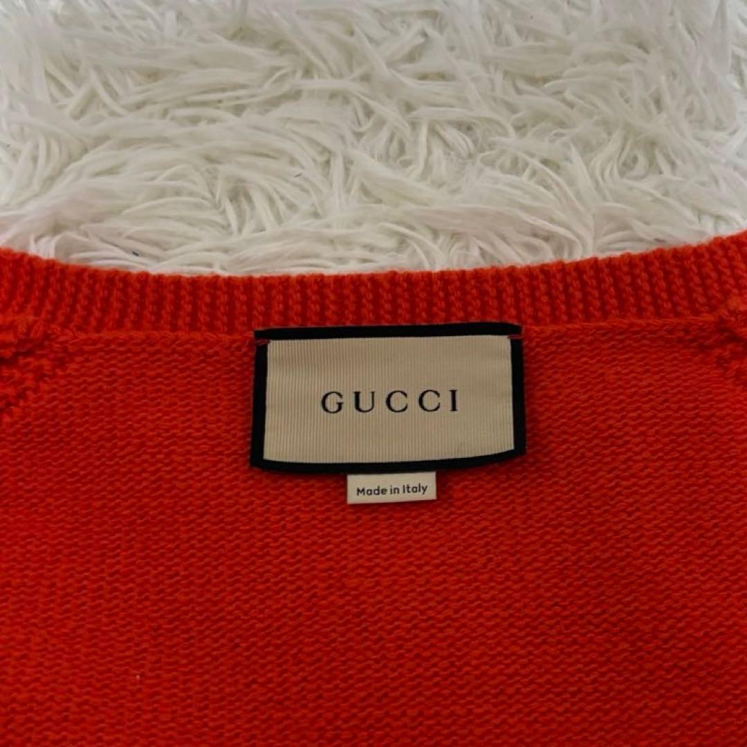 合馬公式アカウント1 専用GUCCI パフスリーブ カシュクール ニット