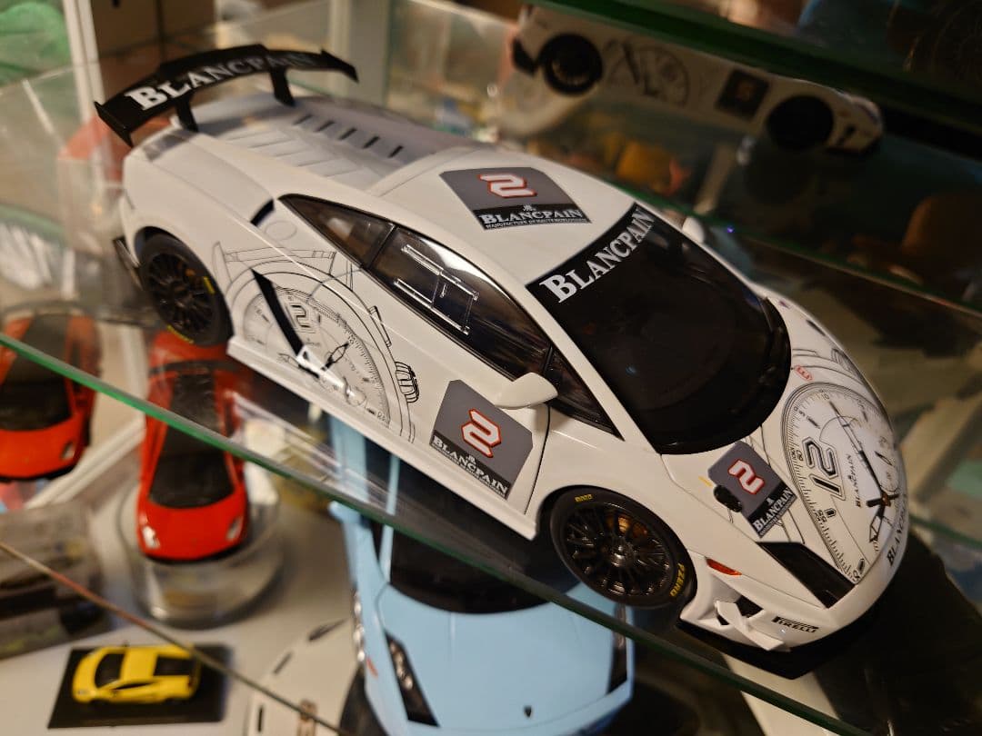 オートアート　ランボルギーニ　ガヤルド　BLANCPAIN　ホワイト