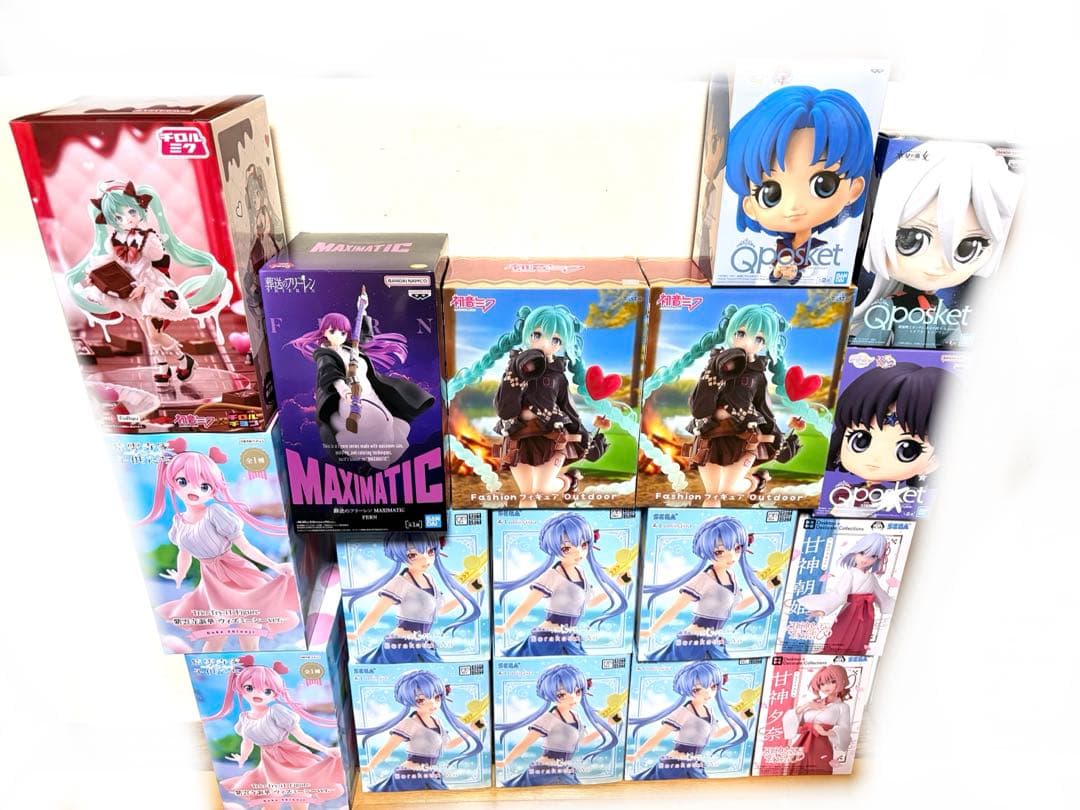 空門蒼 紫雲寺謳華　初音ミク他　プライズフィギュア17個セット