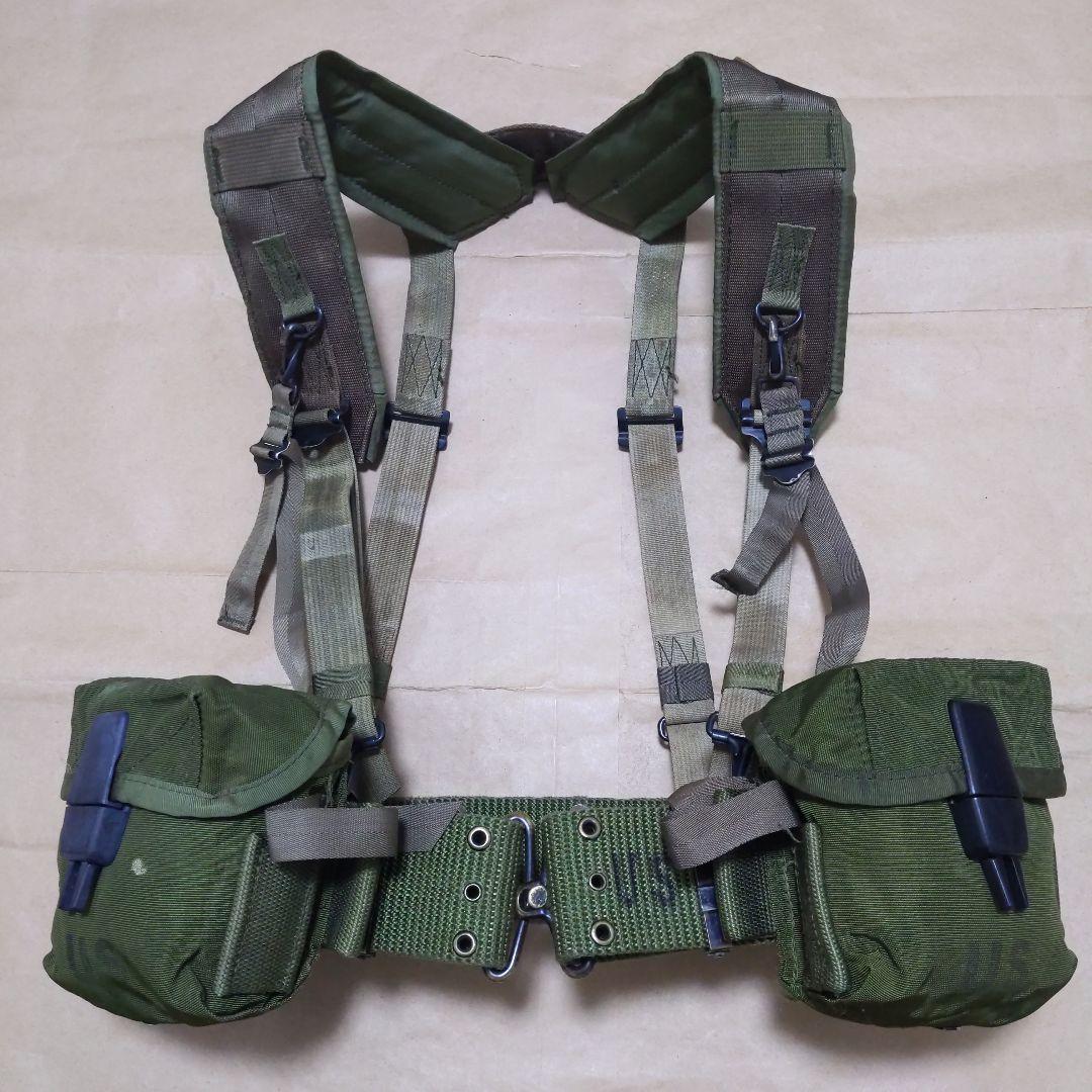 アメリカ陸軍M67装備 Hサスペンダー/ベルト/ポーチ/カバー 実物放出良品