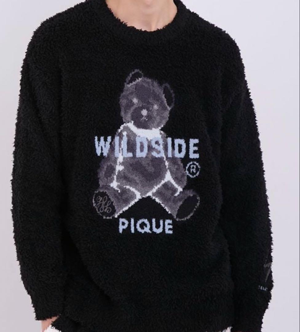 【限定】ジェラードピケ　ヨウジヤマモト　ジェラートベアジャガードプルオーバー　黒