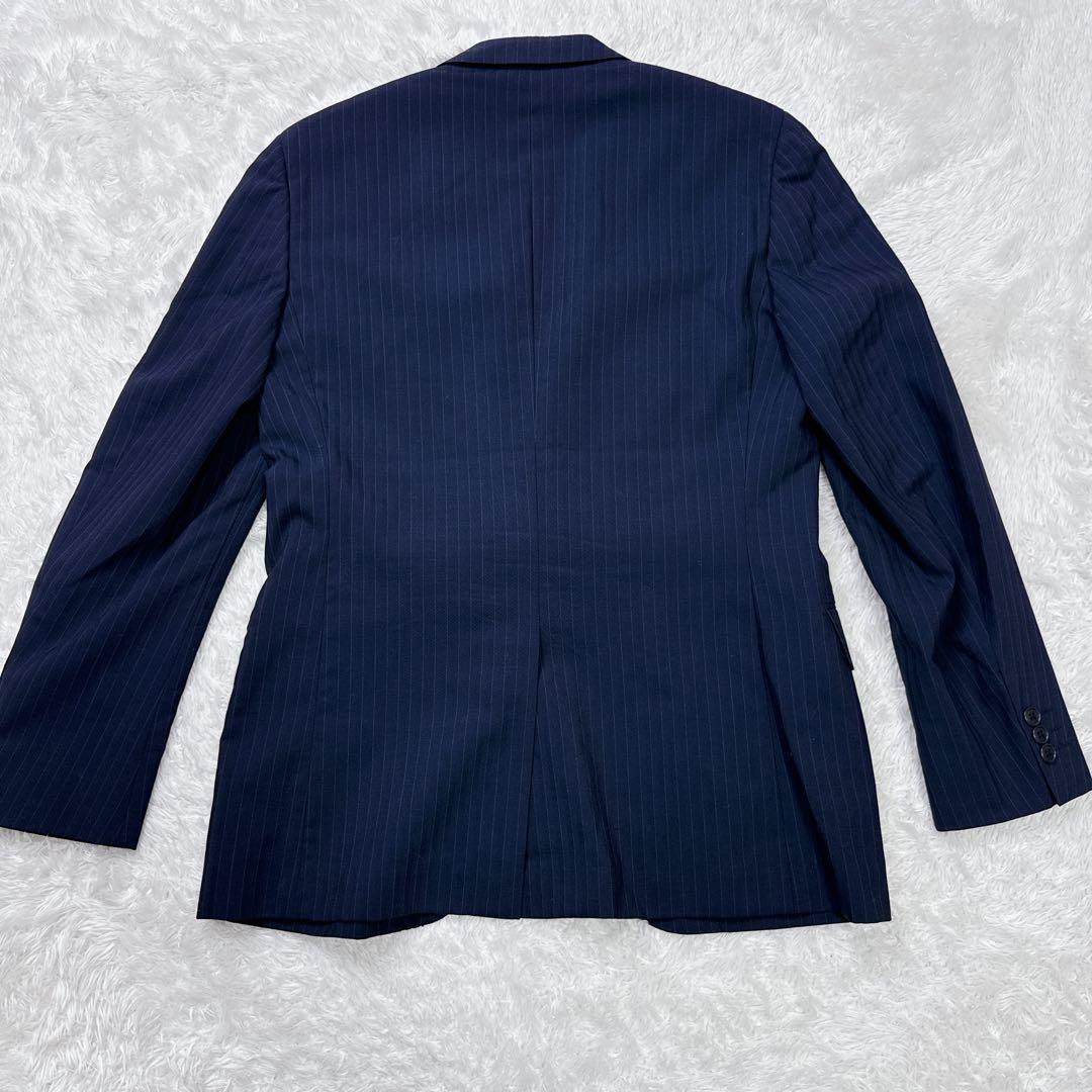 グリーンレーベルリラクシング ストライプ スーツ セットアップ