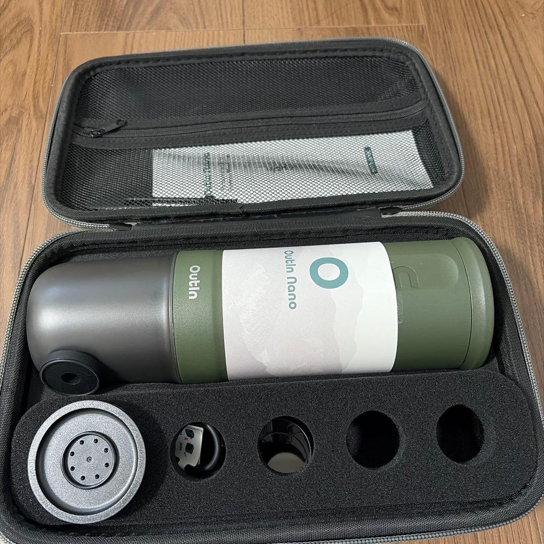 Outin Nano ポータブルエスプレッソマシン　ケース付 Amazon.co.jp: OutIn Nano ポータブル電動エスプレッソマシン