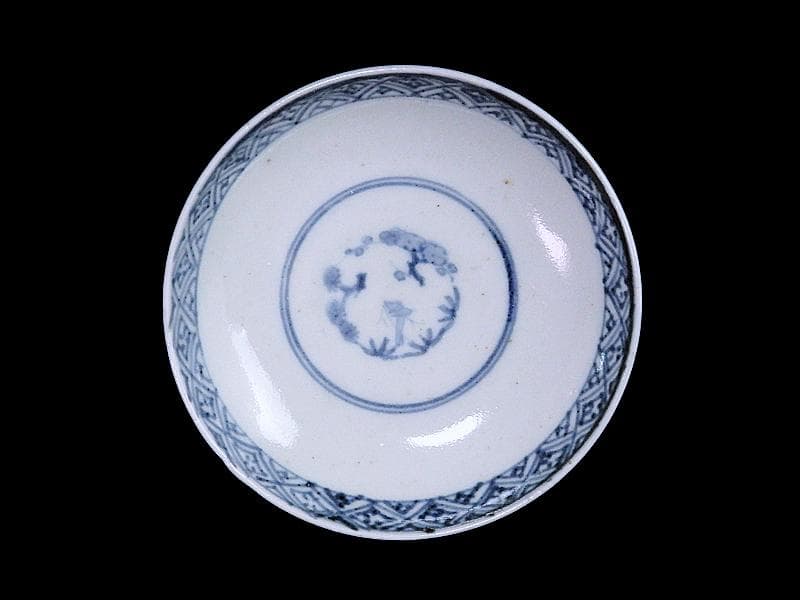 古伊万里 薄瑠璃 蓋茶碗 江戸期 E380AS-CHs - メルカリ