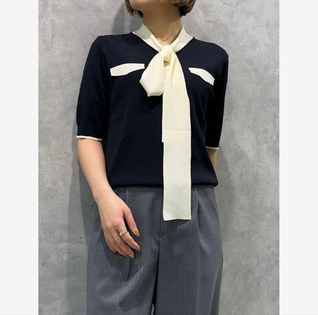 新品 現行 2025 ボールジィ ストレッチタックドット ボウタイプルオーバー