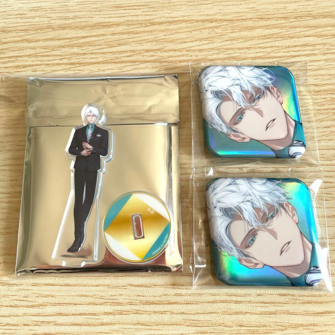 刀剣乱舞 大本丸博 祝装 雲生 缶バッジ ミニアクリルスタンド セット m56787218488_1.jpg?1753427906