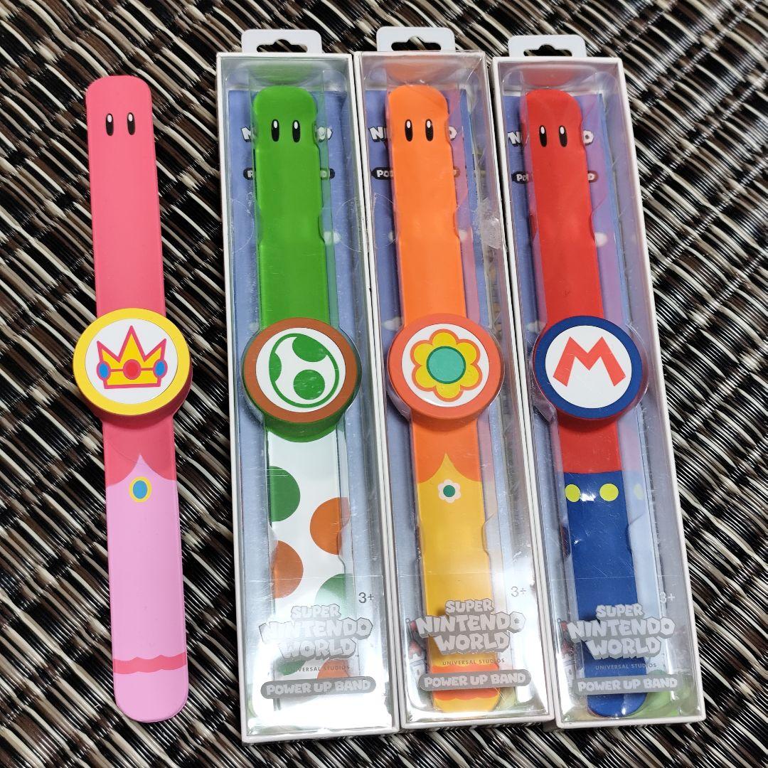 USJ パワーアップバンド マリオ デイジー ヨッシー ピーチ 4個セット