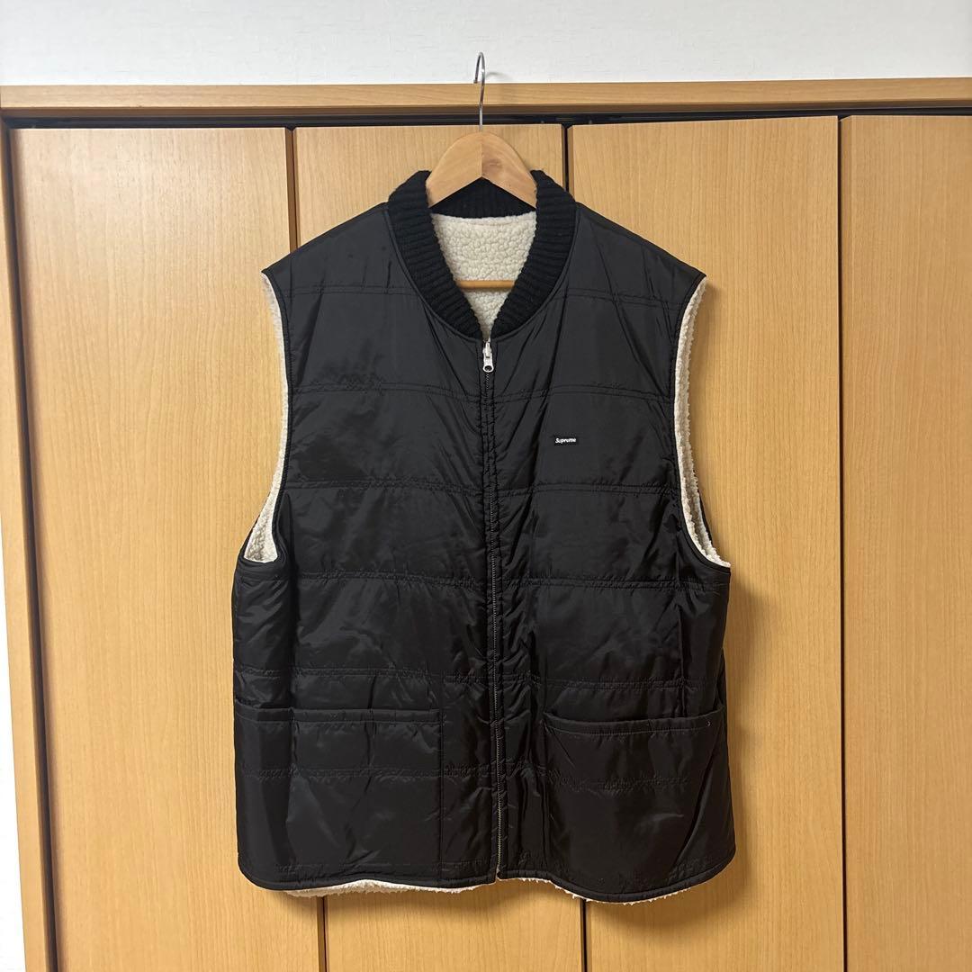 Supreme リバーシブル　ボアベスト Supreme - 【入手困難!!】シュプリーム ✈︎リバーシブル 迷彩 刺繍