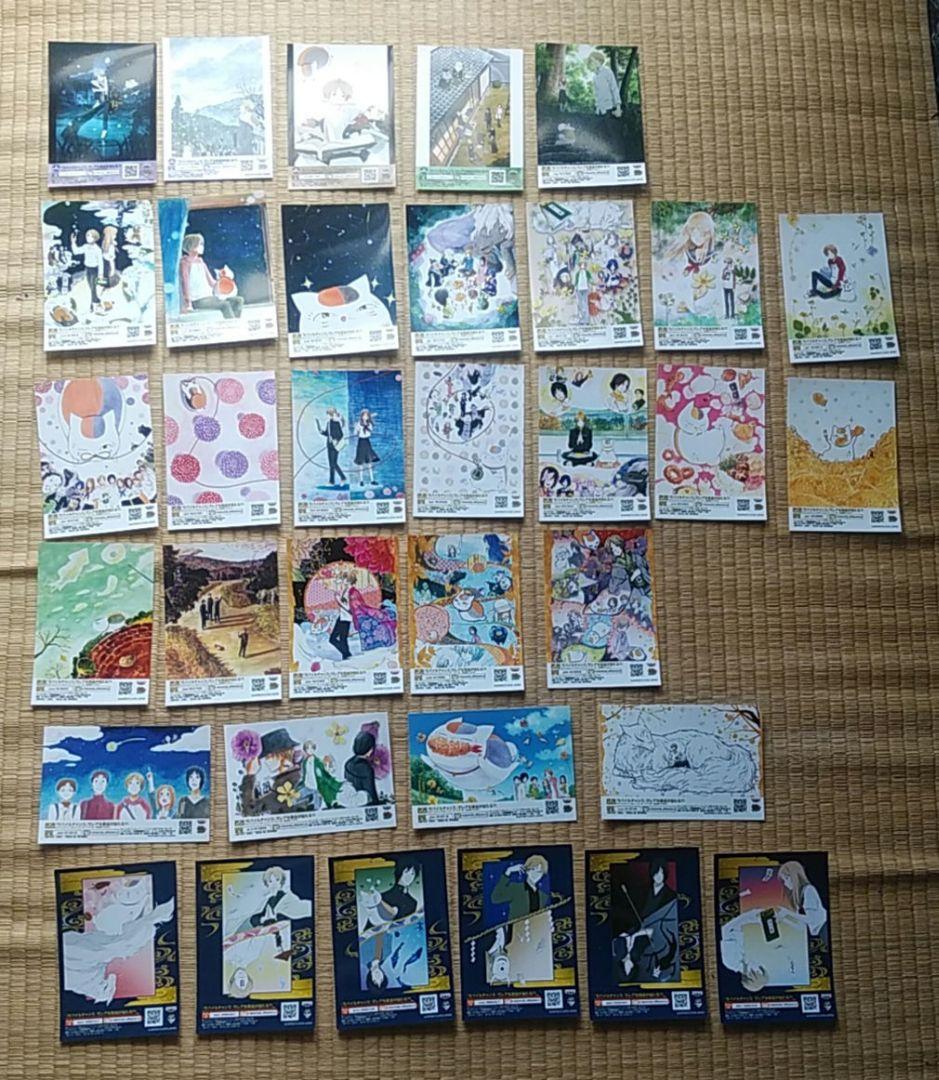 【値下げ中】【匿名配送】夏目友人帳 プリントキャラマイド コンプリート 缶バッジ「夏目友人帳」08/クレープver. コンプリートBOX(全6種)(描き