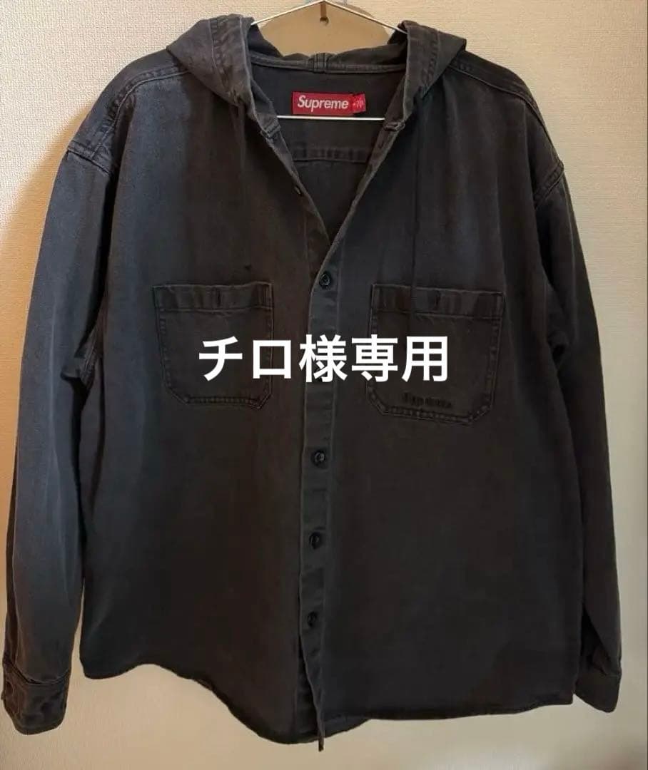 チロ【新品】Supreme デニムシャツパーカー