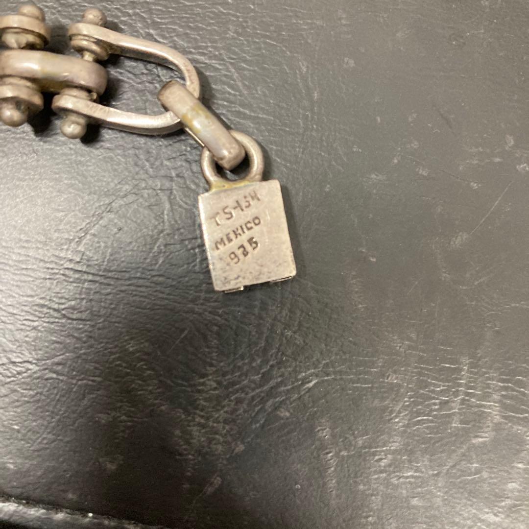 メキシカンジュエリー】シルバー925チェーンブレスレット フェザー