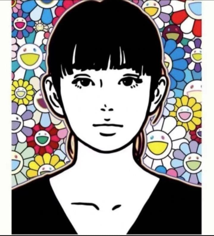 村上隆 × KYNE 『Untitled：Q』 - メルカリ