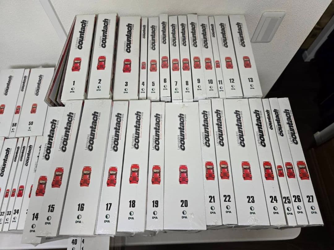 デアゴスティーニ　ランボルギーニカウンタックLP500S　1～80セット