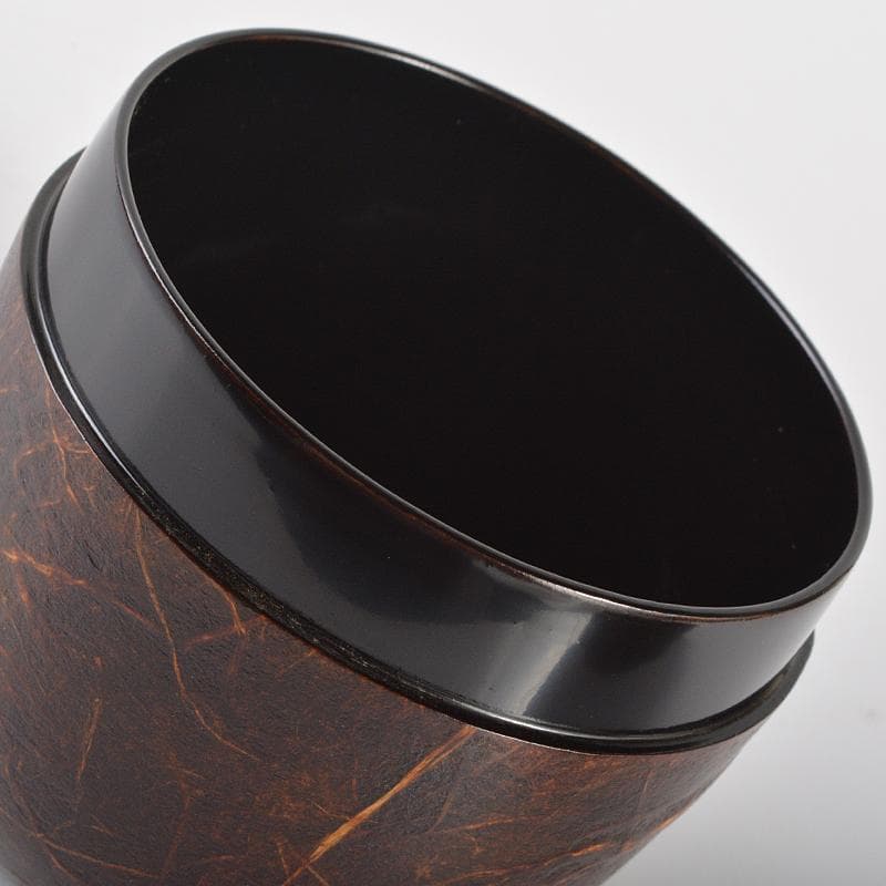 山中塗 道場宗廣作 雲龍和紙張 菊之絵 自画 大棗 松長剛山極め箱