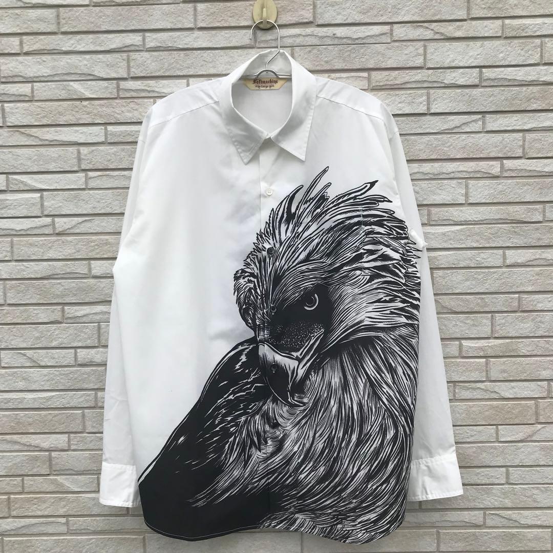 ソフトマシーン　シャツ　L　イーグル　鷹