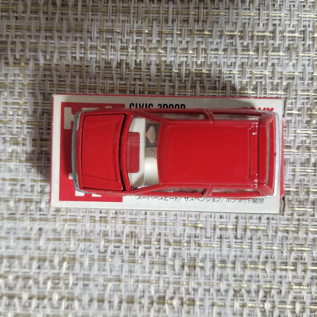 トミカ 赤箱 No.17 ホンダ シビック 3ドア レッド 日本製 - メルカリ