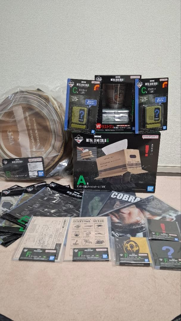 一番くじL GEAR SOLID A賞 Ｂ賞 C賞 ラストワン セット