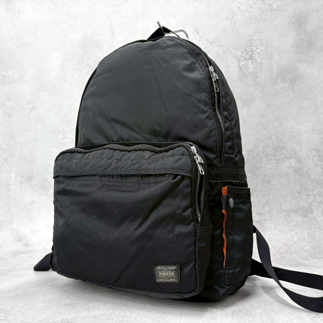 【美品】PORTER ポーター リュック タンカー バックパック 19L 中古・古着通販】PORTER (ポーター) タンカーリュック 19L ブラック