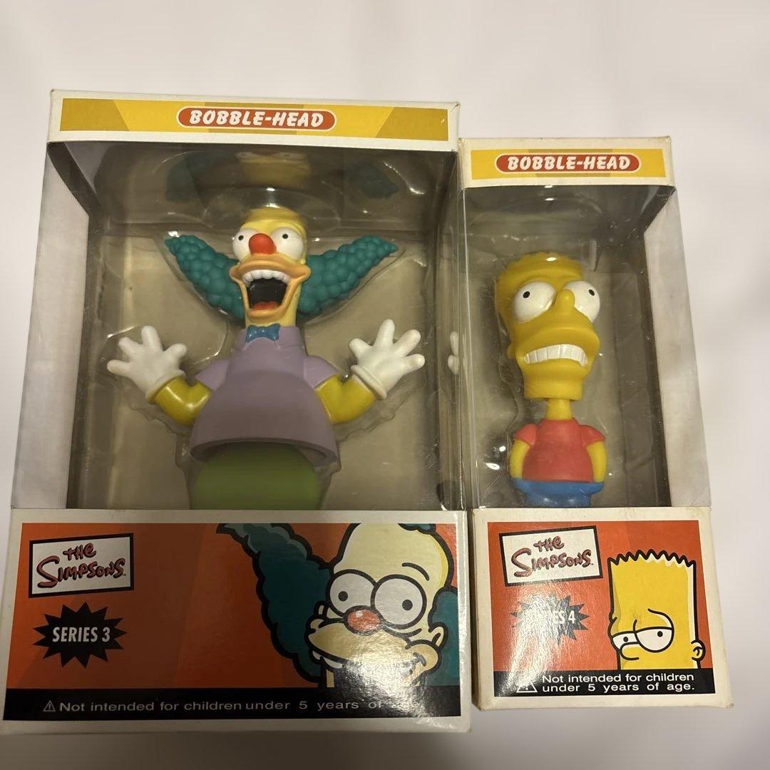 The Simpsons Krusty & Bart ボブルヘッド The Simpsons Radio Control Skateboarding Bart Simpson W/ Krusty