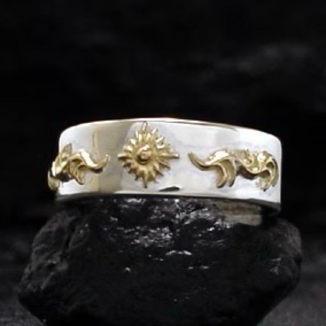 k18 リング　17 ゴールド　アリゾナフリーダム　指輪　浮き彫り　唐草　k18 k18 リング 17 ゴールド アリゾナフリーダム 指輪 浮き彫り 唐草 k18