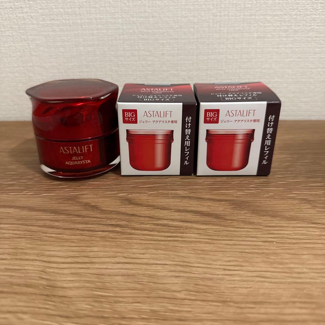 ASTALIFT ジェリーアクアリスタ BIG本体＋付け替え用レフィル2コ