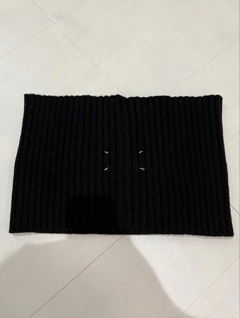 Margiela 2010AW スヌード　ネックウォーマー　マフラー　ブラック