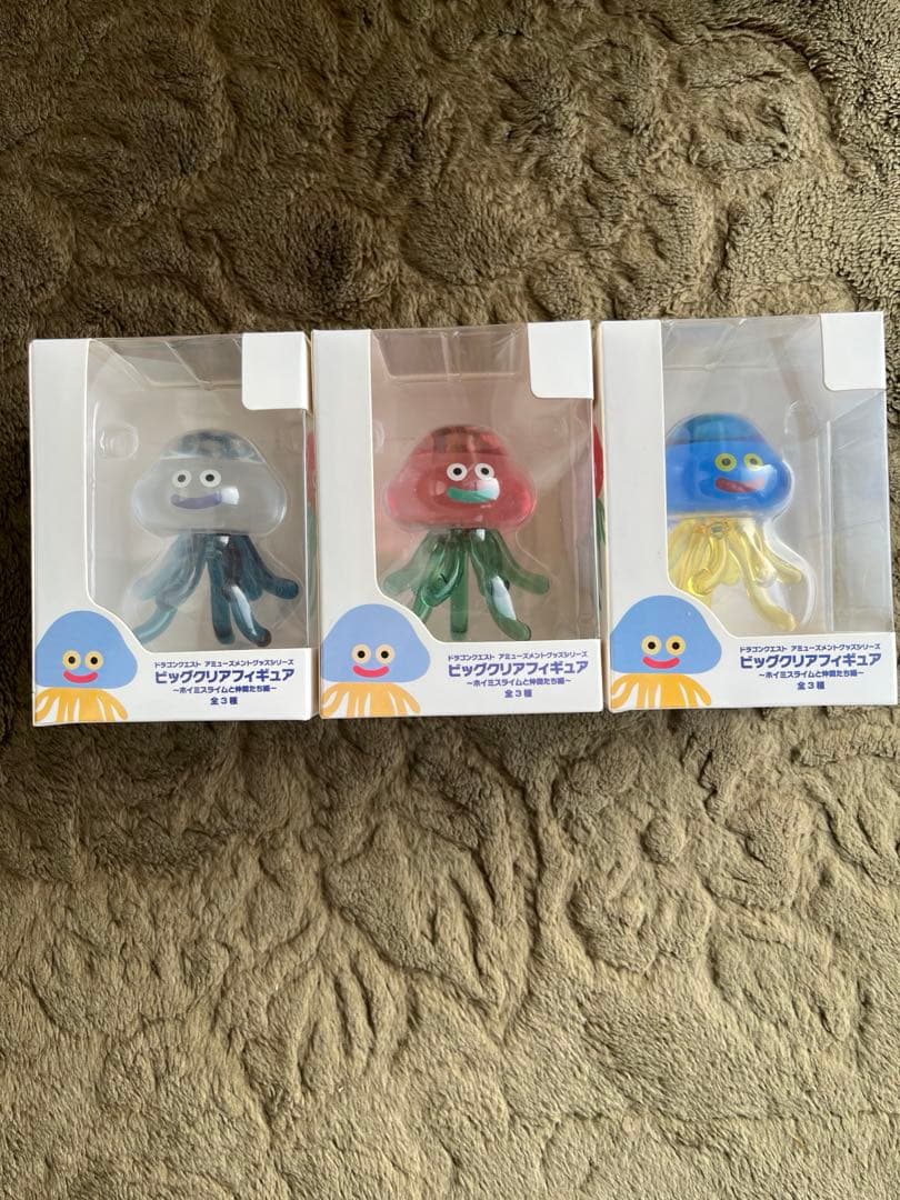 【希少】ドラクエ ビッグクリアフィギュア ホイミスライム達　全3種コンプ品