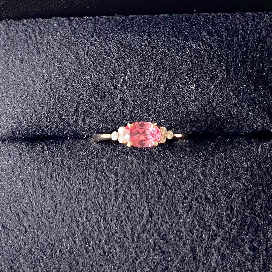 Bizoux タンザニア産シャンパンガーネット フラヴィ K18 PG 8号 - メルカリ