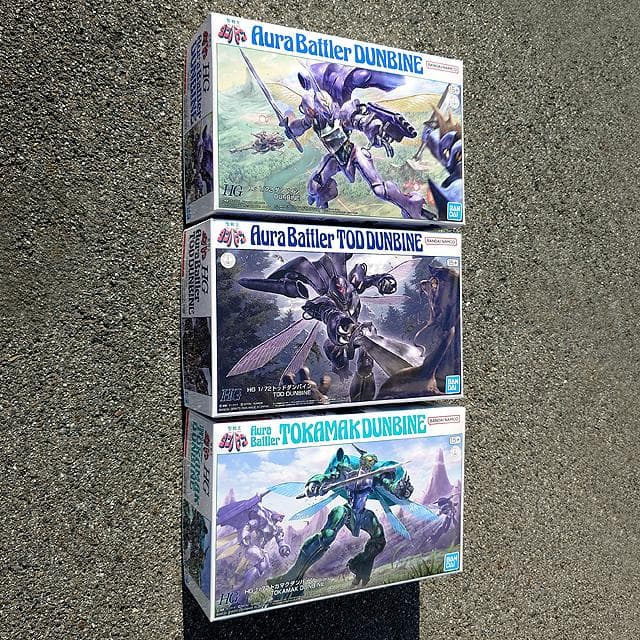 未開封品 HG 1/72 ダンバイン 3体セット（ショウ・トッド・トカマク）
