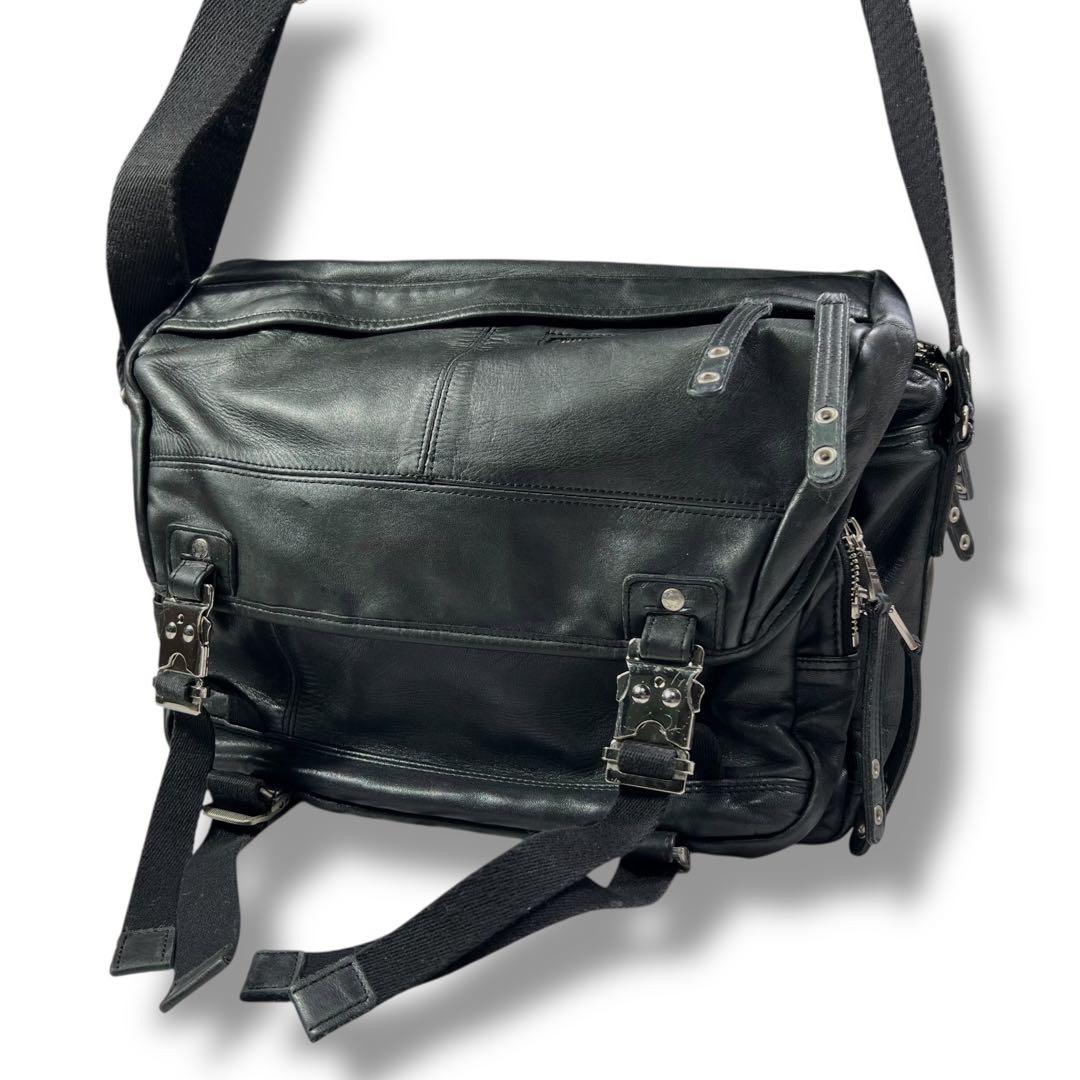 マスターピース メッセンジャーバッグ レザーバッグ 馬革