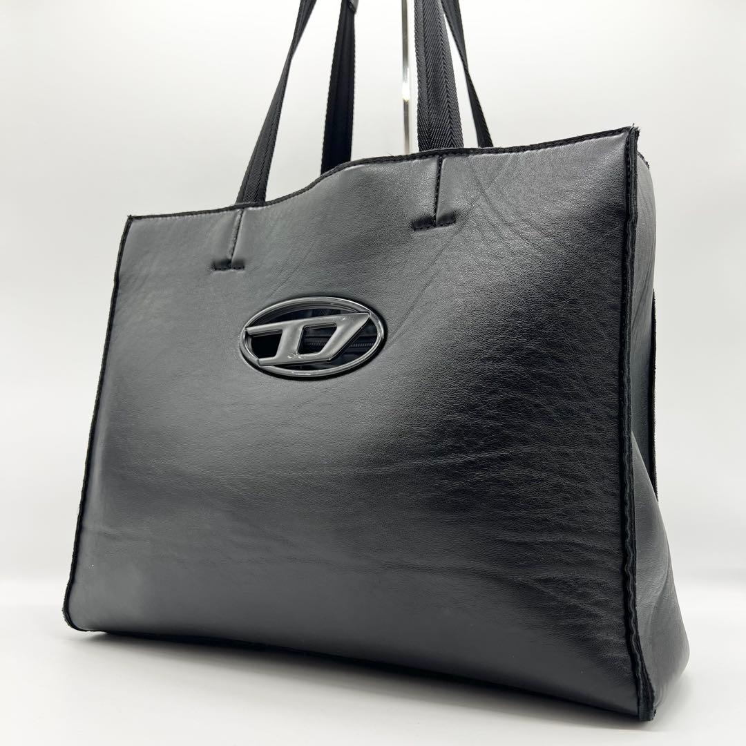 DIESEL HOLI-D SHOPPER EW トートバッグ ブラック A4可