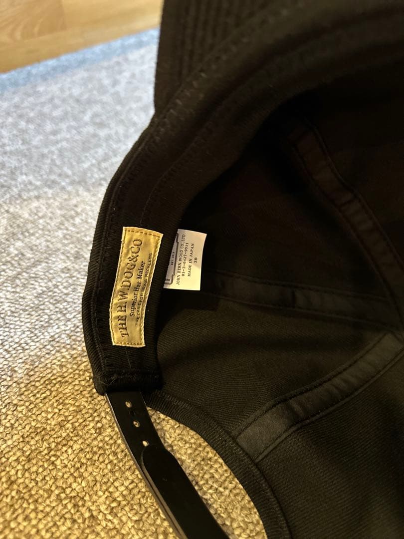 試着のみTHE H.W.DOC&Co トラッカーキャップ　サイズ38