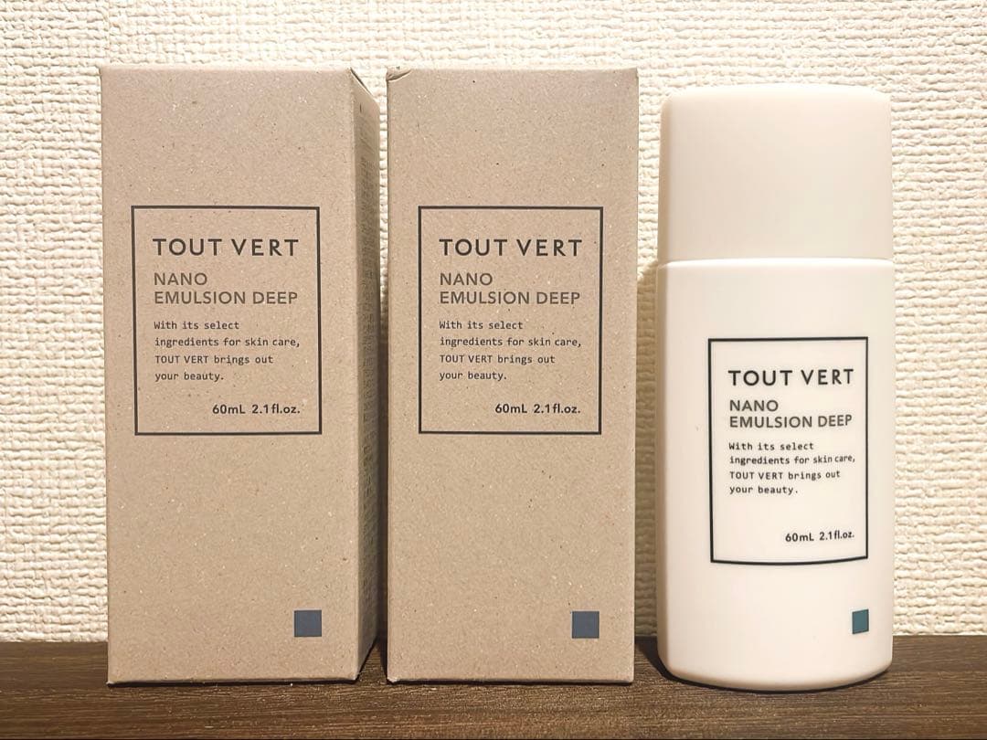 TOUTVERT NANO EMULSION DEEP未開封2箱+少量使用1本