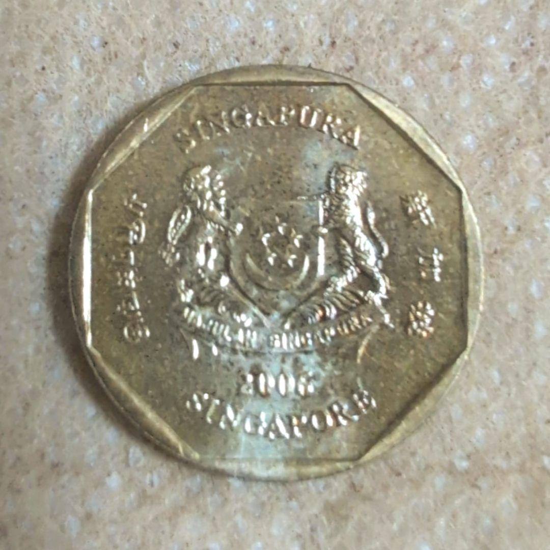 旧シンガポールドル☆1ドルコイン☆2006 - メルカリ
