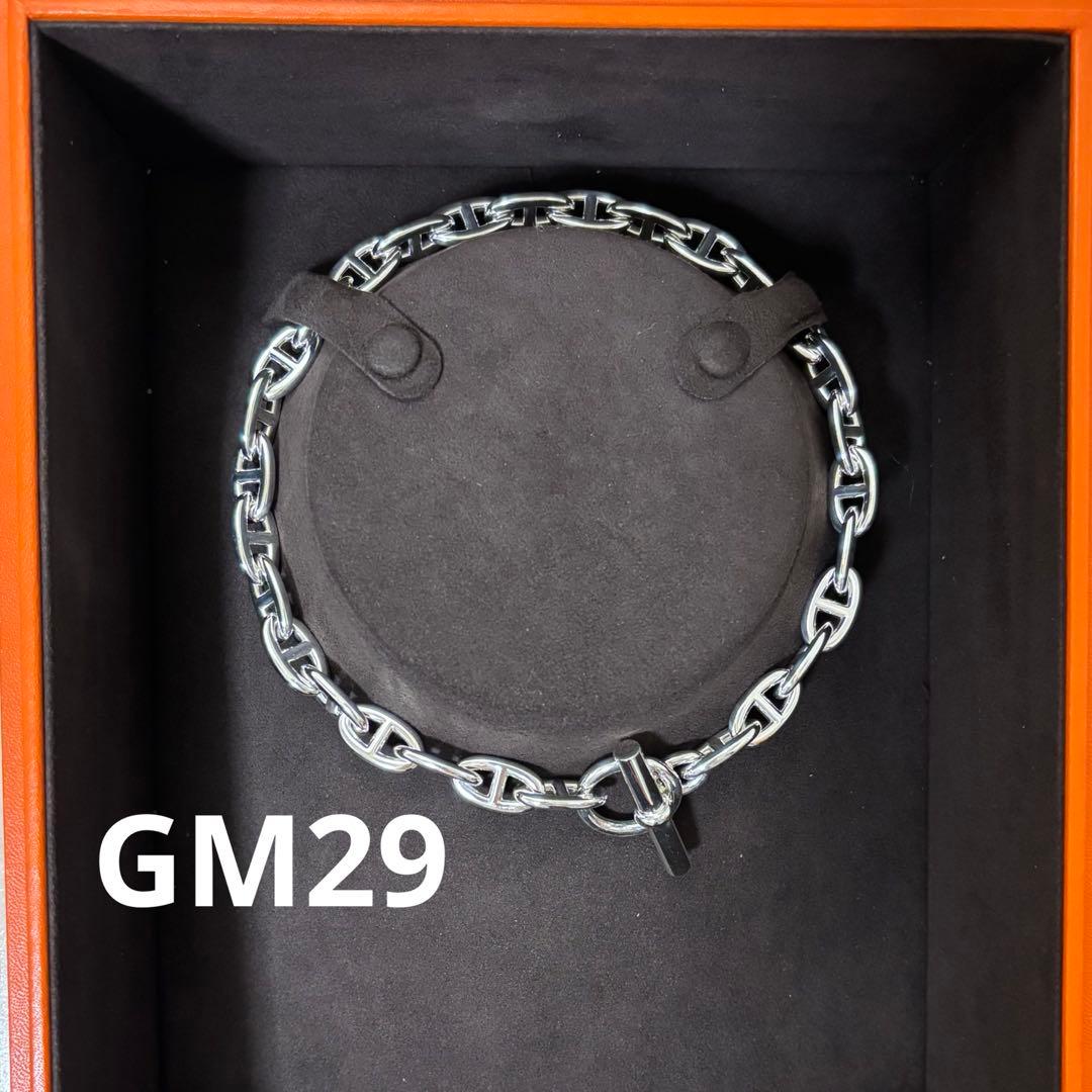 【新品未使用】エルメス シェーヌダンクル ネックレス GM29コマ