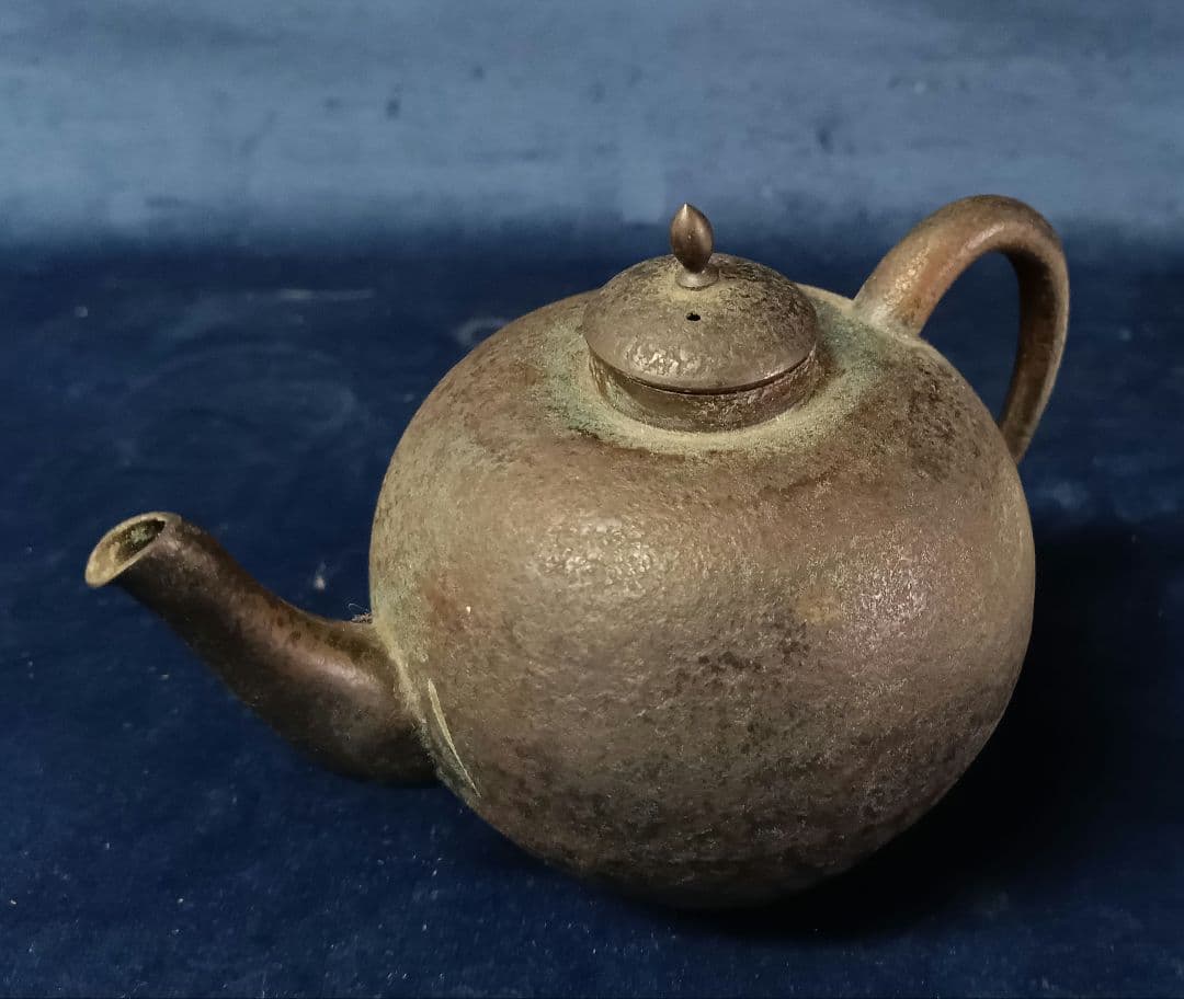 書道 水滴 華石銘 水差し 銅製 レトロ 書道用品 古道具 アンティーク